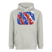 Moon Dust Patriotic tie dye background Heavyweight Hoodie - CowGirlArtShop