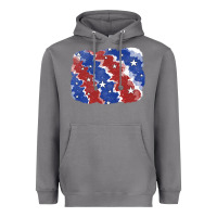 Storm Patriotic tie dye background Heavyweight Hoodie - CowGirlArtShop