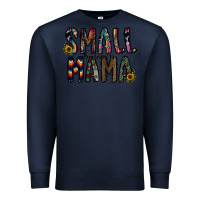 Navy small busines mama Premium Sweatshirt - CowhideDigitalArt