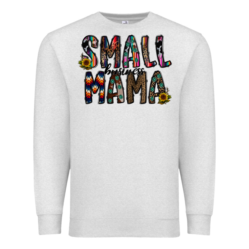 Small Busines Mama Premium Sweatshirt by CowhideDigitalArt | Teevron