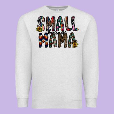Small Busines Mama Premium Sweatshirt Designed By Cowhidedigitalart