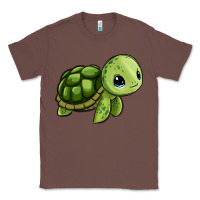 Chestnut cute turtle Classic Tee - Zillion Design Studio