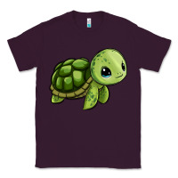 Plum cute turtle Classic Tee - Zillion Design Studio