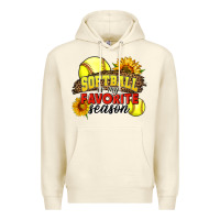 Sandshell Softball Is My Favorite Season Premium Hoodie - LillyAllenDesigns
