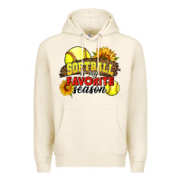 Tofu Softball Is My Favorite Season Premium Hoodie - LillyAllenDesigns