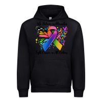 Black we believe in miracles fight cancer in all colors Urban Hoodie - MaliasSmallBusiness