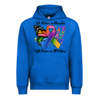 Cobalt we believe in miracles fight cancer in all colors Urban Hoodie - MaliasSmallBusiness