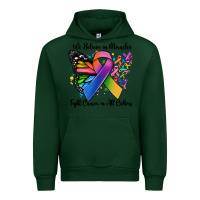 Forest Green we believe in miracles fight cancer in all colors Urban Hoodie - MaliasSmallBusiness
