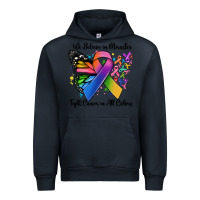 Navy we believe in miracles fight cancer in all colors Urban Hoodie - MaliasSmallBusiness