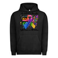 Pigment Black we believe in miracles fight cancer in all colors Urban Hoodie - MaliasSmallBusiness