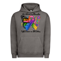 Pigment Tornado we believe in miracles fight cancer in all colors Urban Hoodie - MaliasSmallBusiness