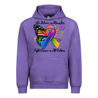 Tulip we believe in miracles fight cancer in all colors Urban Hoodie - MaliasSmallBusiness