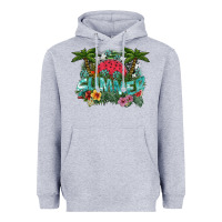 Heather Grey summer Heavyweight Hoodie - SublimationCraftShop