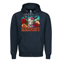 Navy always ranchy Zipper Hoodie - Zillion Design Studio