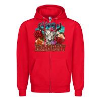 Red always ranchy Zipper Hoodie - Zillion Design Studio