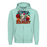Seafoam always ranchy Zipper Hoodie - Zillion Design Studio