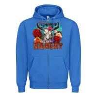 True Royal always ranchy Zipper Hoodie - Zillion Design Studio