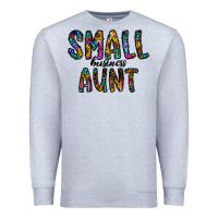 Heather Grey small business aunt Premium Sweatshirt - CowhideDigitalArt
