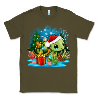 Army Green christmas turtle Classic Tee - Zillion Design Studio