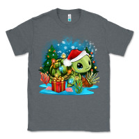 Charcoal Heather christmas turtle Classic Tee - Zillion Design Studio