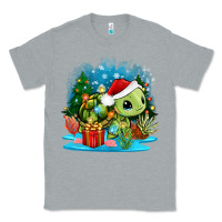 Heather Grey christmas turtle Classic Tee - Zillion Design Studio