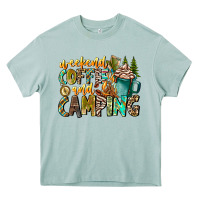 Weekends Coffee And Camping Heavy Core Tee | Teevron