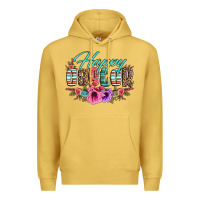 Antique Gold happy easter western floral serape leopard Premium Hoodie - Jasminsmagicworld