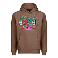 Chestnut happy easter western floral serape leopard Premium Hoodie - Jasminsmagicworld