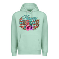 Seafoam happy easter western floral serape leopard Premium Hoodie - Jasminsmagicworld