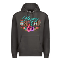 Smoke happy easter western floral serape leopard Premium Hoodie - Jasminsmagicworld