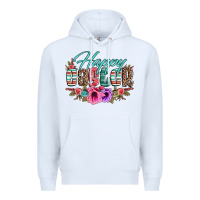 White happy easter western floral serape leopard Premium Hoodie - Jasminsmagicworld