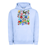 Pigment Grape Ice somebody's loud & proud autism mama Urban Hoodie - MaliasSmallBusiness