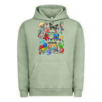 Pigment Oil Green somebody's loud & proud autism mama Urban Hoodie - MaliasSmallBusiness