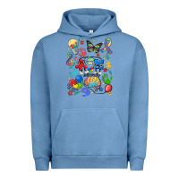 Pigment Pebble Blue somebody's loud & proud autism mama Urban Hoodie - MaliasSmallBusiness