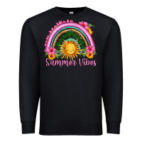 Black summer vibes  rainbow Premium Sweatshirt - HRA Design Shop