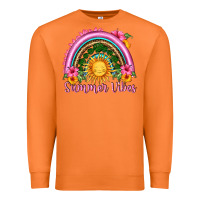 Carrot summer vibes  rainbow Premium Sweatshirt - HRA Design Shop