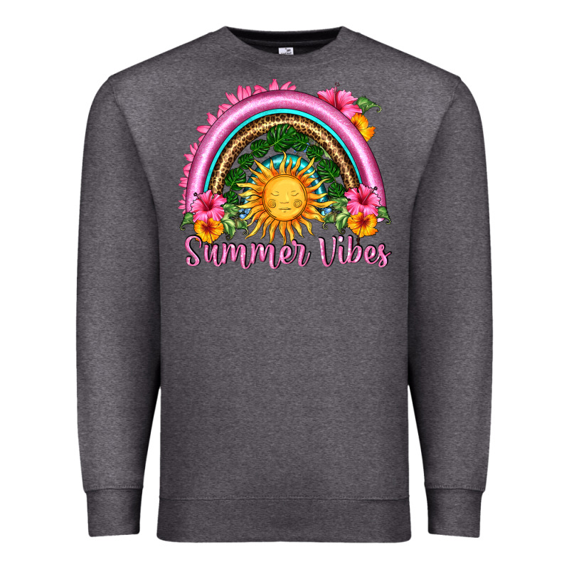 Summer Vibes  Rainbow Premium Sweatshirt by HRA Design Shop | Teevron