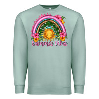 Seafoam summer vibes  rainbow Premium Sweatshirt - HRA Design Shop