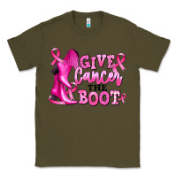 Army Green give cancer the boot Classic Tee - RanaPortraitStore