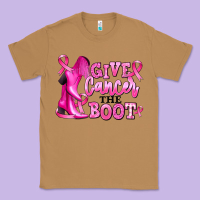 Give Cancer The Boot Classic Tee Designed By Ranaportraitstore