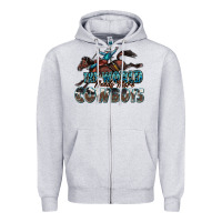 Heather Grey the world needs more cowboys Zipper Hoodie - Zillion Design Studio