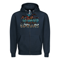 Navy the world needs more cowboys Zipper Hoodie - Zillion Design Studio