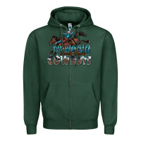 Sports Green the world needs more cowboys Zipper Hoodie - Zillion Design Studio