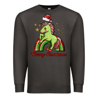 Smoke merry christmas unicorn Premium Sweatshirt - FaDigitalArtStudio