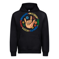 Black advocate inclusion equity equality accept adapt Urban Hoodie - MaliasSmallBusiness