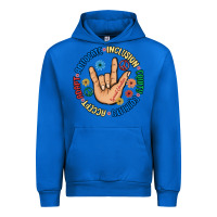 Cobalt advocate inclusion equity equality accept adapt Urban Hoodie - MaliasSmallBusiness
