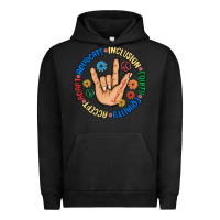 Pigment Black advocate inclusion equity equality accept adapt Urban Hoodie - MaliasSmallBusiness