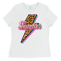 White flash teacher Ladies Tee - BarkalooDesign