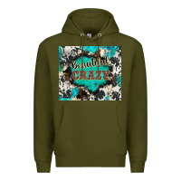 Army Green western beautiful crazy Premium Hoodie - BarkalooDesign