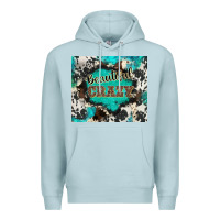 Blue Mist western beautiful crazy Premium Hoodie - BarkalooDesign